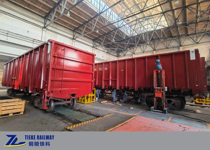 70 toneladas cargan los contenedores ferroviarios de los minerales del carbón del bulto del transporte de la góndola por el ferrocarril