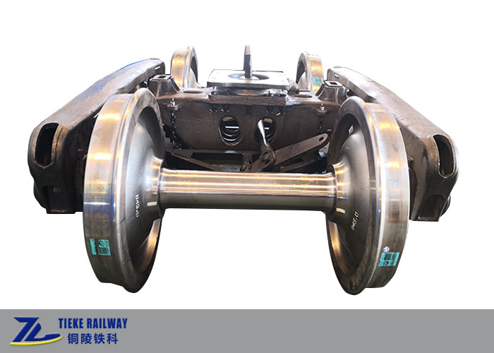 1000 mm de ancho de vía Bogie Carga pesada de dos ejes carro de fundición Bogie 60 toneladas / 70 toneladas