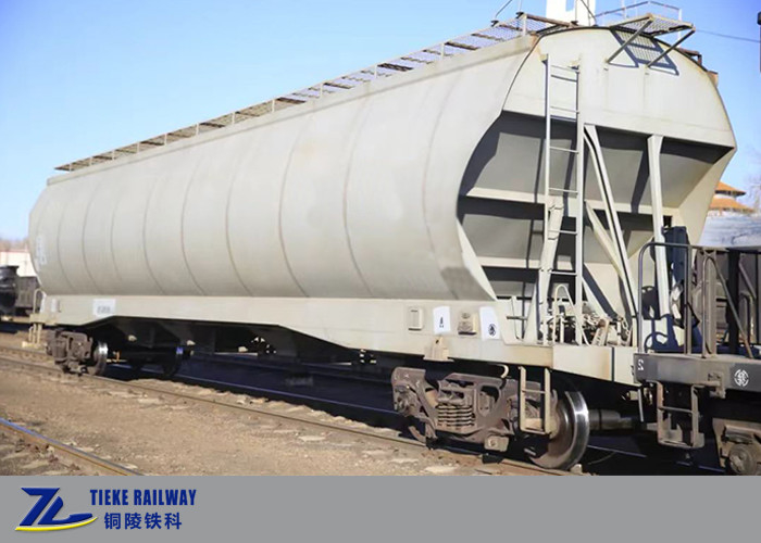 Maíz Trigo Soya Cereales Vehículos de transporte ferroviario de vía férrea 1435 mm Carga de pago 70 toneladas