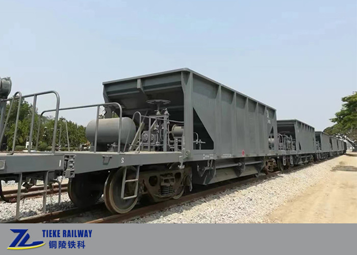 1000 mm de ancho de vía Ferroviaria de lastre, vagón de carga de 40 toneladas, capacidad de 25 metros cúbicos