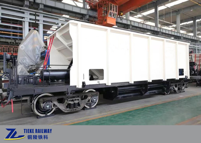 1000 mm de ancho de vía Ferroviaria de lastre, vagón de carga de 40 toneladas, capacidad de 25 metros cúbicos
