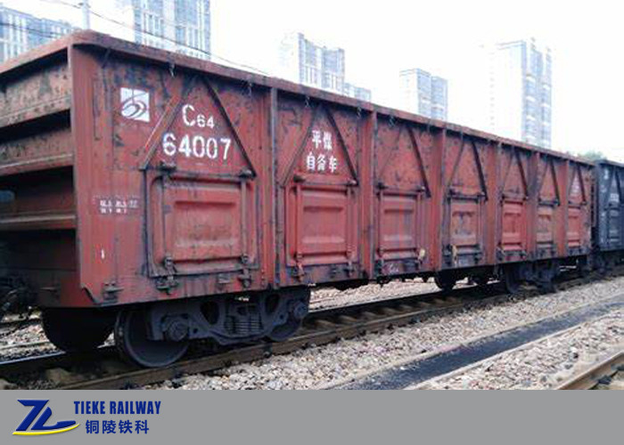 coche de tren de carromatos de tragante abierto de la carga 61t 80 kilómetros por hora para las mercancías generales