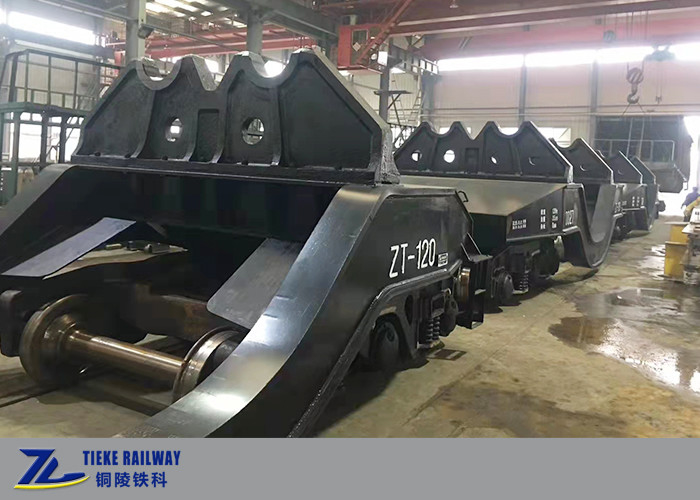 Costo de poca velocidad del coche de 120 Ton Hot Metal Ladle Transfer bajo para la acería
