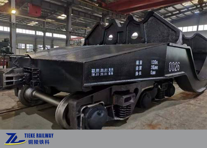 Costo de poca velocidad del coche de 120 Ton Hot Metal Ladle Transfer bajo para la acería