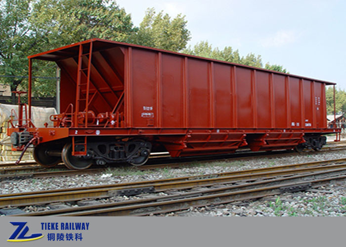 Carro de descarga neumático del ferrocarril de los carros de la tolva del ferrocarril de mina de mineral del carbón 120 kilómetros por hora