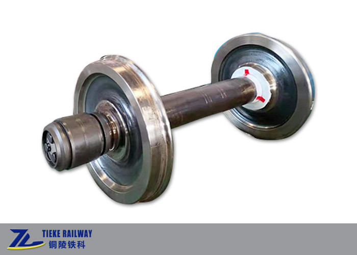 La rueda forjada 860m m Axle Assembly 13t Axle Load KSR del carril de Wheelset del tren aprobó