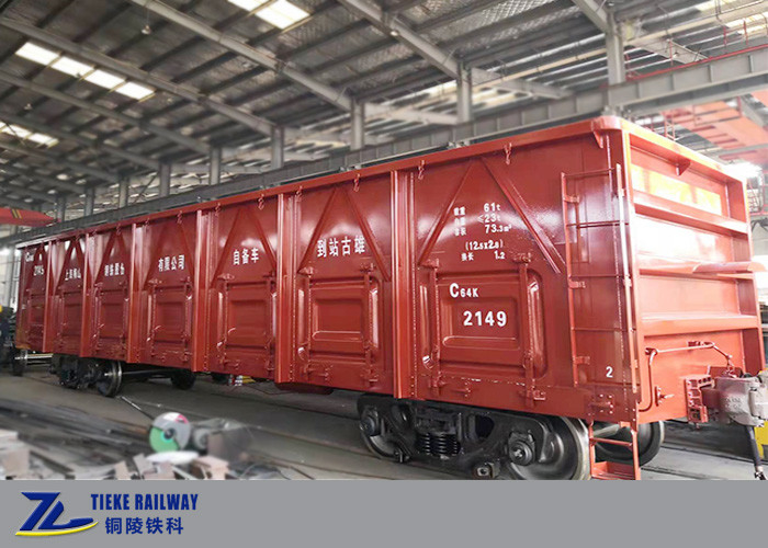 carro de tragante abierto ferroviario de la carga de paga 60t para el estándar ordinario de las mercancías UIC