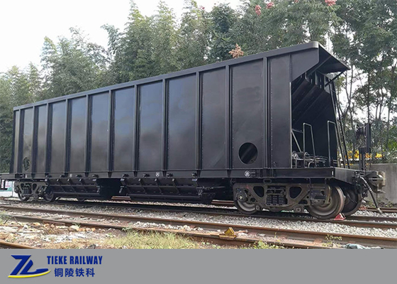 90T de descarga rápida de ferrocarril de mineral de la hopper vagones 1435 mm de ancho de banda AAR freno de aire
