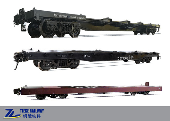 40 pies del envase de vagones plataforma planos del carro vagones plataforma del ferrocarril del indicador de 120 kilómetros por hora 1520m m