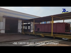 Vehículo ferroviario de descarga aérea de carbón con cuatro escotillas de descarga en el fondo