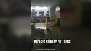 Piezas del freno de los vagones ferroviarios del depósito de aire de los tanques de aire del acero inoxidable T4003